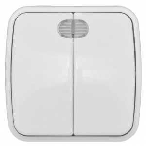 EKF Минск выкл. ОУ 2 кл. 10А бел. (инд) EGV10-123-10