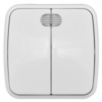 EKF Минск выкл. ОУ 2 кл. 10А бел. (инд) EGV10-123-10