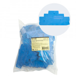 Stekker заглушка торцевая для ЗНИ LD579 4мм2 LD579-1-40(JXB PT 4)(уп.100шт,цена за шт)синий49279