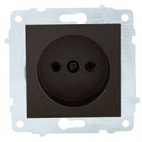 OVIVO мех. роз. СУ 1 мест. черный металлик (ко всем рамкам) 600-000317-215