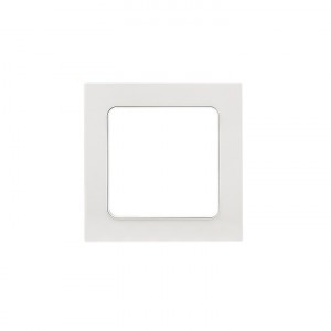 EKF Стокгольм рамка 1 мест. белая (PC) EXM-G-302-10