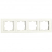 OVIVO Рамка СУ 4 местн. MINA крем, 401-020000-228