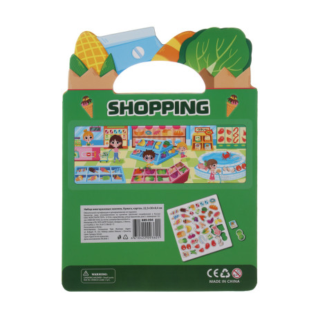 Набор многоразовых наклеек бумага, картон, 22,5х30х0,4см, 5 дизайнов