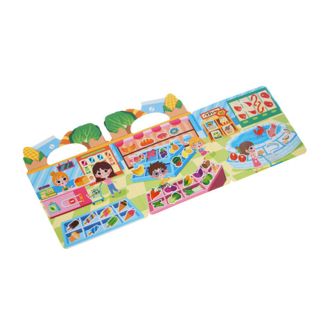 Набор многоразовых наклеек бумага, картон, 22,5х30х0,4см, 5 дизайнов