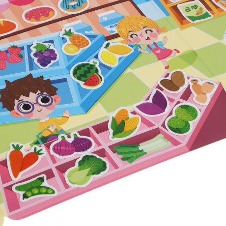 Набор многоразовых наклеек бумага, картон, 22,5х30х0,4см, 5 дизайнов