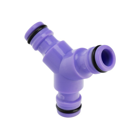 Тройник для разветвления или соединения, штуцерный, пластмассовый Palisad