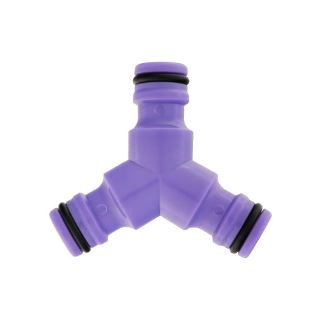 Тройник для разветвления или соединения, штуцерный, пластмассовый Palisad