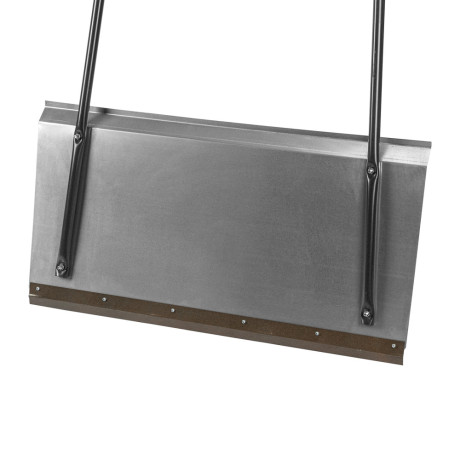 Движок для уборки снега, стальной, оцинкованный, 750 х 410 х 1100 мм, стальная рукоятка, Сибртех