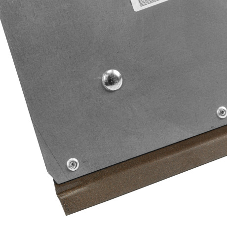 Движок для уборки снега, стальной, оцинкованный, 750 х 410 х 1100 мм, стальная рукоятка, Сибртех