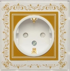 Systeme Electric AtlasArtDesign мех. роз. дизайн СУ 1 мест. бел. Antibact земля, штор ATN200145(10!)