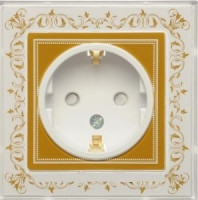 Systeme Electric AtlasArtDesign мех. роз. дизайн СУ 1 мест. бел. Antibact земля, штор ATN200145(10!)