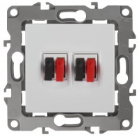 ЭРА 12 мех. роз. СУ аудио, двойная Белый, автоклеммы 12-3112-01 3673