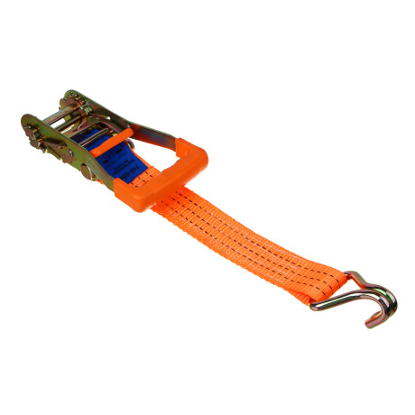 ЕРМАК Стяжка груза с храповиком 12м, 3000/6000 кг, двойной крюк