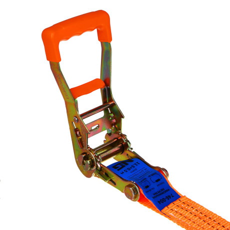 ЕРМАК Стяжка груза с храповиком 12м, 3000/6000 кг, двойной крюк