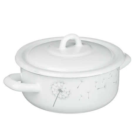 Одуванчик Кастрюля эмалированная 1,45л, индукция