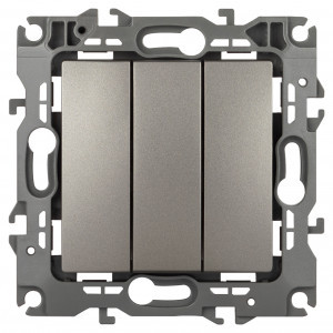 ЭРА 12 мех. выкл. СУ 3 кл. 10А автоклеммы, титан 12-1107-16