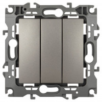 ЭРА 12 мех. выкл. СУ 3 кл. 10А автоклеммы, титан 12-1107-16