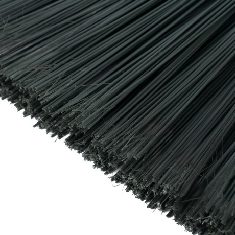 Метла полипропиленовая, 345 х 200 мм, веерная распушенная, без черенка, Сибртех