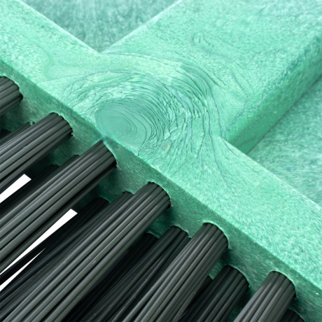 Метла полипропиленовая, 345 х 200 мм, веерная распушенная, без черенка, Сибртех