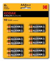 Э/п Kodak XTRALIFE LR03/286 12BL отрывной (6x2BL)