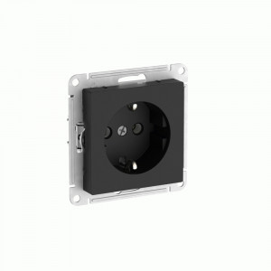 Systeme Electric ATLASDESIGN мех. роз. СУ 1 мест. (земля), 16А (автоклеммы) КАРБОН ATN001043S (5!)