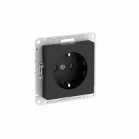 Systeme Electric ATLASDESIGN мех. роз. СУ 1 мест. (земля), 16А (автоклеммы) КАРБОН ATN001043S (5!)