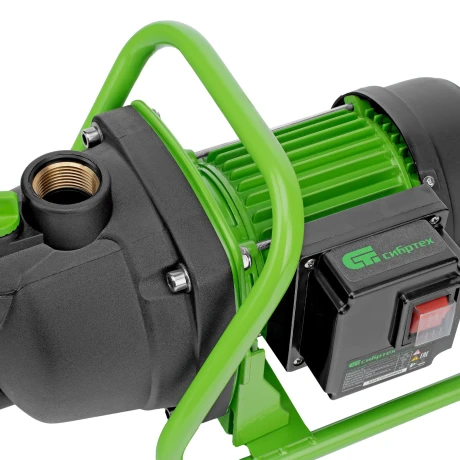 Садовый поверхностный насос СПН650-П, 650 Вт, напор 37 м, 3200 л/ч, пластик Сибртех