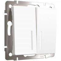 Werkel мех. выкл. СУ 2 кл. 10A (инд.) (белый матовый) W1120161 a059273