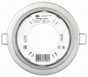 IEK св-к встр. под лампу GX53 хром (10шт/упак) 280x105x105 LUVB0-GX53-1-K23-10