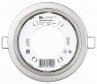 IEK св-к встр. под лампу GX53 хром (10шт/упак) 280x105x105 LUVB0-GX53-1-K23-10