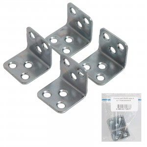 Уголок меб 30х30 цинк 4 шт. Инд.упаковка+ШК (цена за 4шт) (125) Кунгур