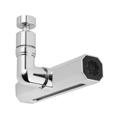 Аэратор-насадка для кухонного смесителя, 4 режима, хром