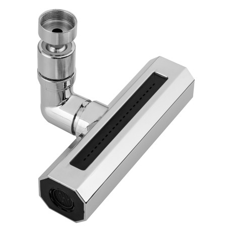 Аэратор-насадка для кухонного смесителя, 4 режима, хром