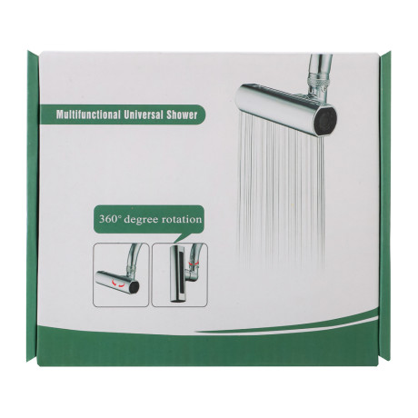 Аэратор-насадка для кухонного смесителя, 4 режима, хром