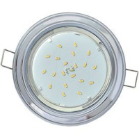 Ecola GX53 H4 св-к  2 цв.Серебро-хром-серебро 38x106 FH53H4ECB (10!)