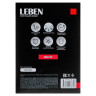 LEBEN Чайник электрический 1,8л, 1850Вт, скрытый нагревательный элемент, белый пластик