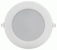 IEK св-к св/д даунлайт ДВО 1714 белый круг 12W(1040lm) 6500К 6K IP40 145x31 LDVO0-1714-12-6500-K01