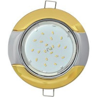 Ecola GX53 H4 св-к &quot;Волна&quot; Золото-Хром 38x116 FM71H4ECB (10!)