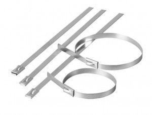 STEKKER SSCT46-500 Хомут метал. (нерж. сталь) 4,6х500 dmax= 146мм серый (уп.25шт цена за уп.) 32799