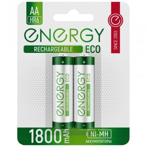 Аккумулятор Energy Eco NIMH-1800-HR6/2B (АА) (цена за шт, мин 2 шт) 104988