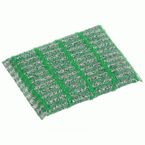 Губка для посуды металл, поролон, 12*9*1,5см, SM-07 (20!) 104450 Рыжий кот