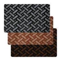 Коврик придверный &quot;Siesta&quot; 50*80см, без подложки, (3 цвета в коробке) 22392 VORTEX