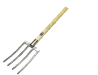 Вилы 4-х рогие, 160х230мм, черенок лакированная осина 120см (Ø38 мм)