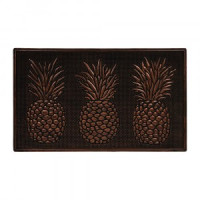 Коврик придверный 45*75 см, медь, "Ананасы"  VORTEX