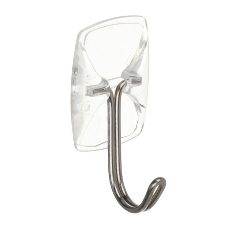 Крючки самоклеящиеся тм VETTA, PS, металл, прозрачные, 6шт