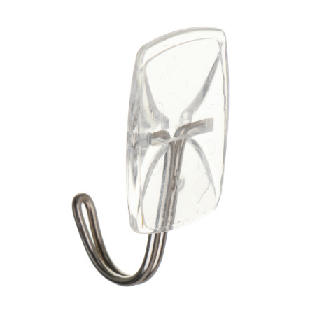 Крючки самоклеящиеся тм VETTA, PS, металл, прозрачные, 6шт