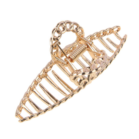 ЮНИLOOK Краб для волос, 7,5см, сплав, 2 цвета, ACS-94