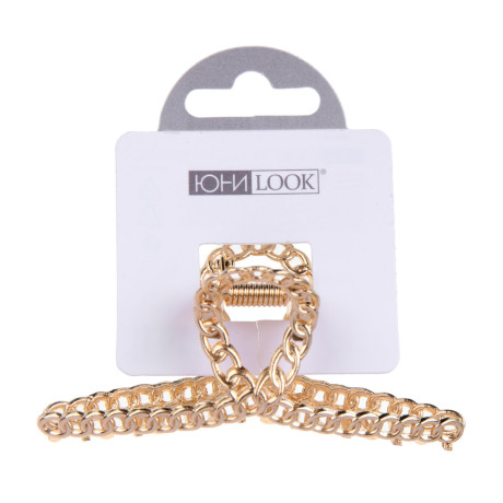 ЮНИLOOK Краб для волос, 7,5см, сплав, 2 цвета, ACS-94