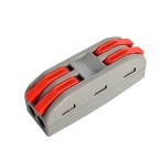 LEEK клемма проходная СМК 222-422 с рычагом 2x(0,08-4мм2) LE TB3 (уп.50шт, цена за шт)