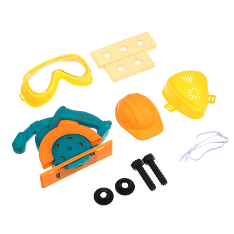 ИГРОЛЕНД Набор игрушечных инструментов "Мастер на все руки", PP, 19x4х29 см, 2 дизайна